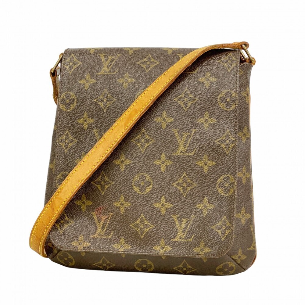 Louis Vuitton Monogram Musette Salsa Long Strap Shoulder Bag Brown